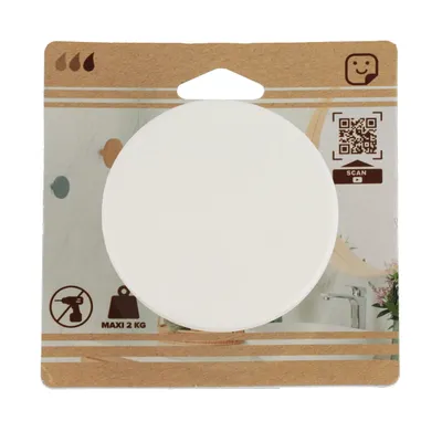 TENDANCE Samoljepljiva kuka 8,5 cm, bijela