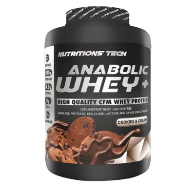 Azgard, Anabolic Whey, 2000 g, Keks i krem
