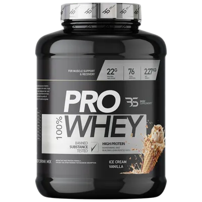 Basic Supplements, PRO Whey, 2270 g, Sladoled Vanila