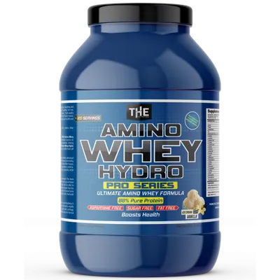 The Nutrition, Amino Whey Hydro, 3500 g, Sladoled Vanila