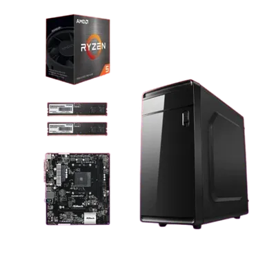 Start Desktop računar Basic, Ryzen 5 5600GT, 16GB DDR4, 256GB SSD, Windows 11 Pro, Office 2021, Crni