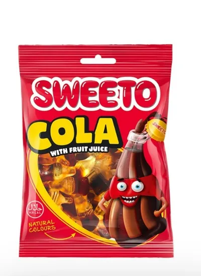 SWEETO Gumene bombone Cola 80g
