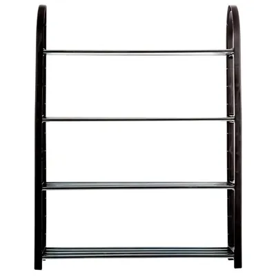 FIVE Stalak za cipele 50x18,4x65cm metal/pp, crni