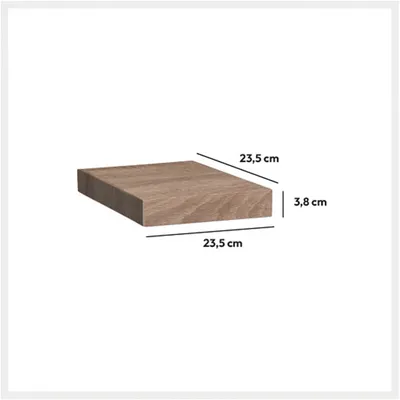FIVE Zidna polica FIXY 23,5x23,5x3,8 cm mdf