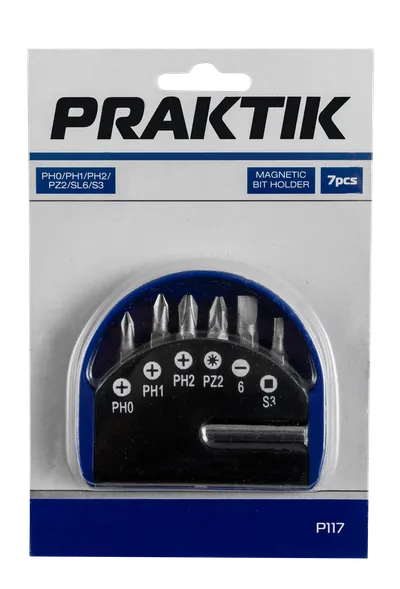 PRAKTIK Set bitova 25 mm-ph 0-1-2 pz2 sl 6 mm s3 P117 6/1