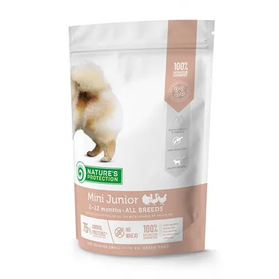 NATURE'S PROTECTION Suha hrana za pse Mini Junior Poultry Small 2kg