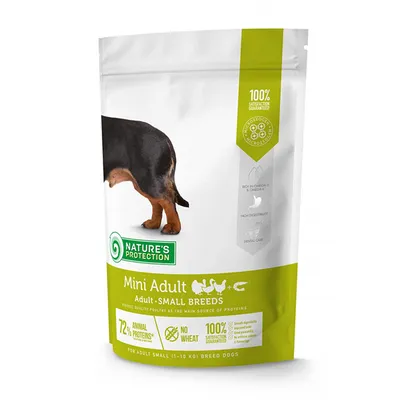 NATURE'S PROTECTION Suha hrana za pse Mini Adult Poultry&Krill Small 2kg