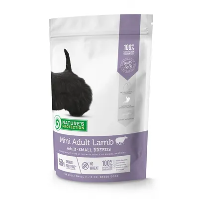 NATURE'S PROTECTION Suha hrana za pse Mini Adult Lamb Small 500g