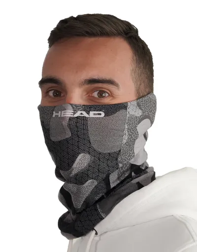 Head Bandana Original Tube Camouflage, Siva