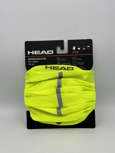 Head Bandana Tube Reflector, Žuta