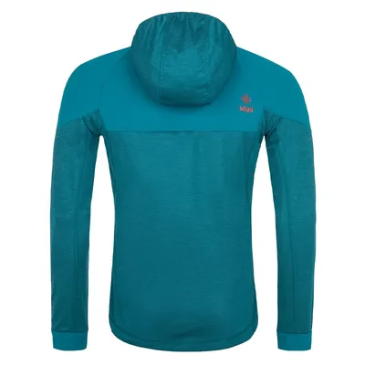 KILPI Muška majica s kapuljačom Dux MEMPHIS-M FLEECE M, Tirkizna