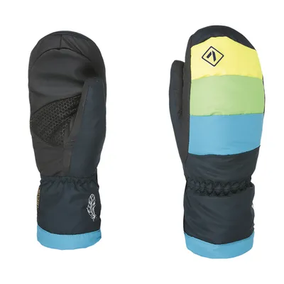 LEVEL Rukavice Rainbow Down Jr Mitt, Crne