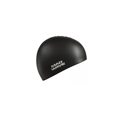 MAD WAVE Silikonska kapa za plivanje M0535 01 0 01W Intesive, Crna