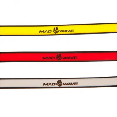 MAD WAVE Traka za glavu Additional Strap for racing goggles, Bijela