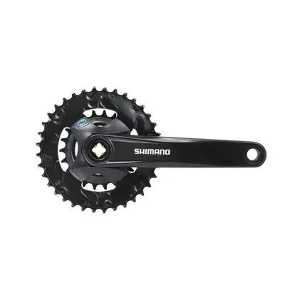 Shimano pogon FC-M315-2, za zadnji 7/8 brzina, 175mm, 36-22T W, crni