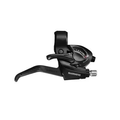 Shimano ručica mjenjača/kočnice ST-EF41-6R, desna 6 brzina, inner cable shift 2050mm, 2 finger, for V-brake, crna