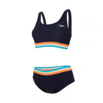 SPEEDO Ženski kupaći kostim ESSENTIAL END+ TSRP 2PC AF, Crna