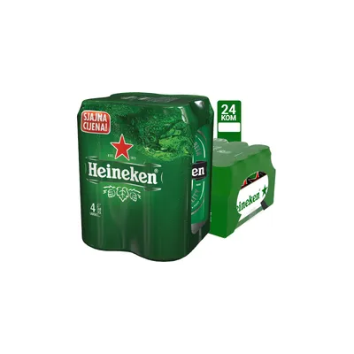Heineken pivo Original CAN 0.5l 1\24 paket