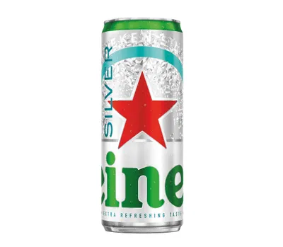 Heineken Silver Sleek pivo CAN 0.33l 1/24