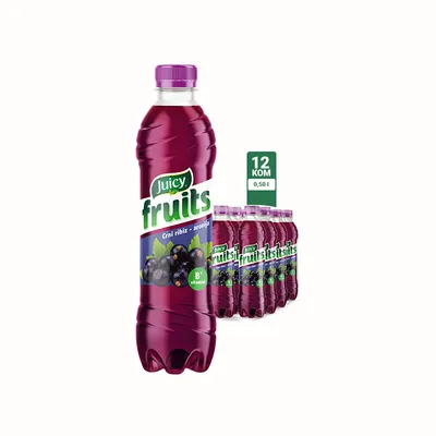 Juicy Fruits Crni ribiz - Aronia 0.5l 1/12