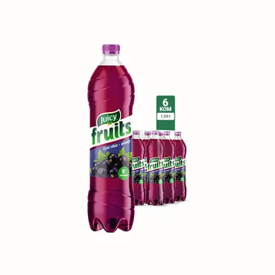 Juicy Fruits Crni ribiz - Aronia 1.5l 1/6