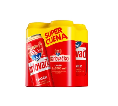 Karlovačko Limenka pivo 0.5l 4/24