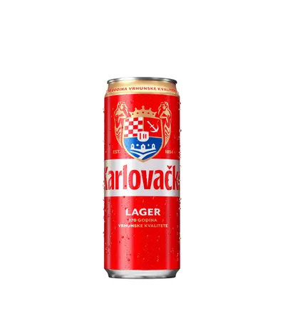Karlovačko Sleek pivo CAN 0.33l 1/24