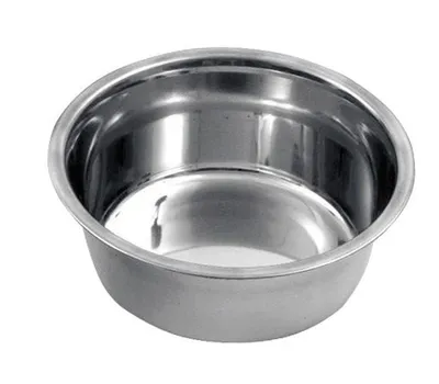 Kerbl 83416 Posuda 4000ml *1 komad stainless steel dogs' bowl,Siva