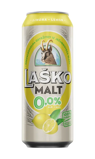 Laško Malt Limona bezalkoholno pivo CAN 0.5l 1/24