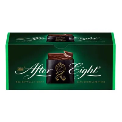 Nestle čokoladice After Eight, tamna čokolada i mentol, 200g