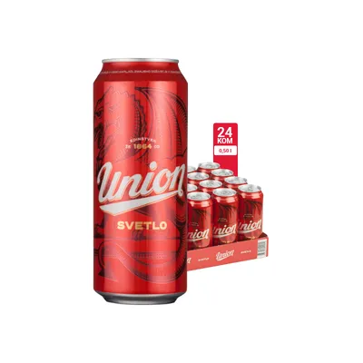 Union pivo CAN 0.5l 1/24