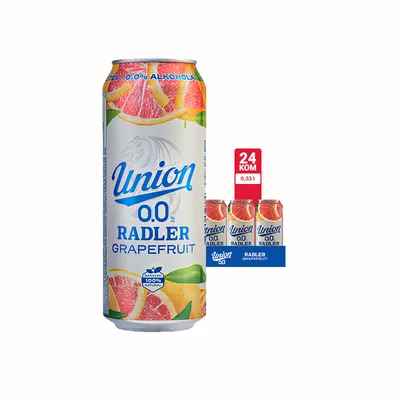 Union Radler Grapefruit bezalkoholno pivo 0.0% CAN 0.5l 1/24