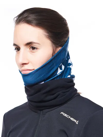 FISCHER CI-LOGO FLEECE Bandana unisex plavi