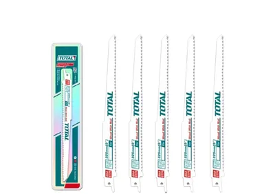 Total Tools Listovi za recipročnu pilu, 225 mm, Drvo, 5 Komada