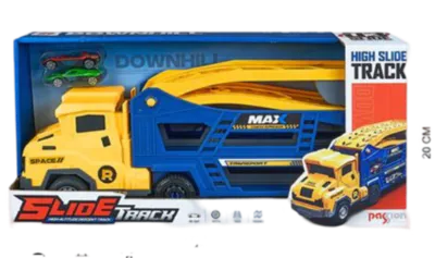 Dječija igračka kamion sa klizećim stazama i automobilom MKV541651, 43x11 cm