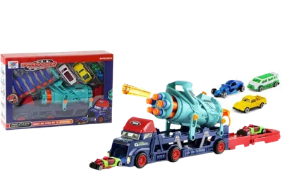 Dječiji Set kamion za transport autića sa puškom MKP718219, 34x22cm