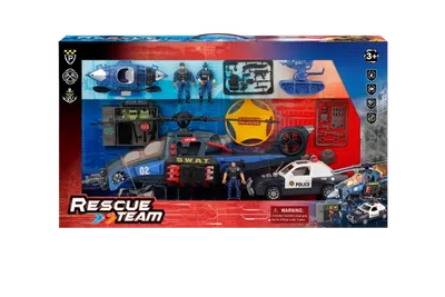 Dječiji policijski set MKW862509, 72x41x18 cm