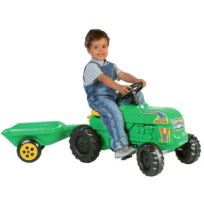 DENIS Traktor sa prikolicom zelena