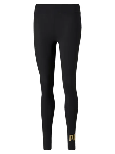 PUMA Ženske helanke ESS+ Metallic Leggings crne