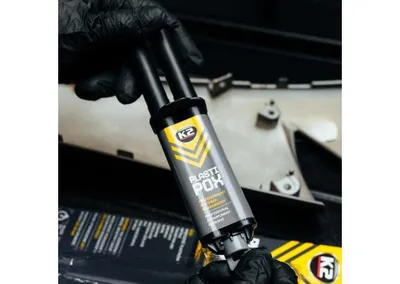 K2 Ljepilo za auto dijelove PLASTIPOX 25g sivo