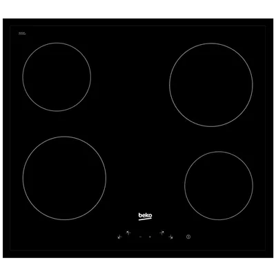 Beko Ugradbena staklokeramička ploča za kuhanje HIC 64400 E, Crna
