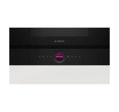 Bosch BER7321B1 Ugradna mikrotalasna rerna, 10 automatskih programa, 900W, ekran osetljiv na dodir, crna