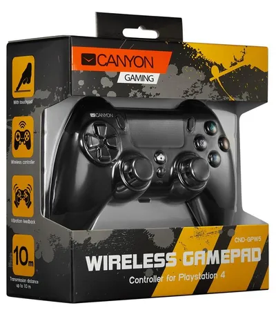 CANYON Gamepad GP-W5 bežični PS4, crni