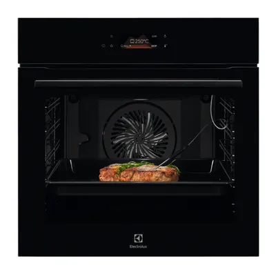 Electrolux KOEBP39Z 800 Ugrađena pirolitička pećnica za potpomognuto kuhanje sa ventilatorom, crna