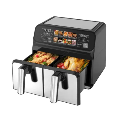 ELIT Friteza na vrući zrak NUTRIFRY AF8100 DUAL COLOR 8L, Crna