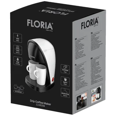 Floria Aparat za kafu, 370-450W - ZLN9298, Bijeli