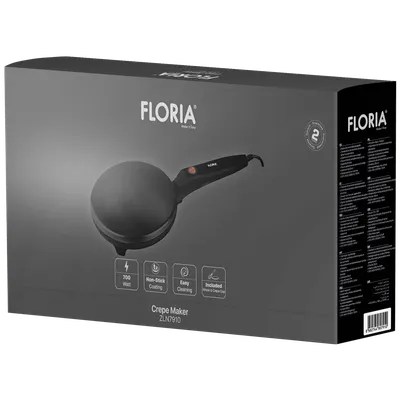 Floria Aparat za palačinke, 700 W - ZLN7910, Crni