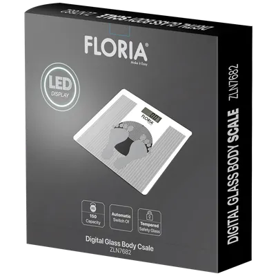 Floria Vaga, digitalna, do 150 kg - ZLN7682, Bijela