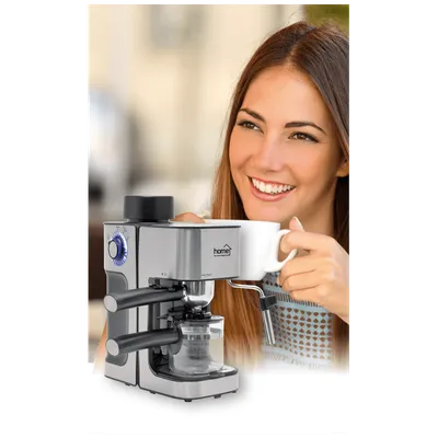 Home Aparat za espresso kafu, 3.5 bar, 800 W - HG PR 14, Sivi