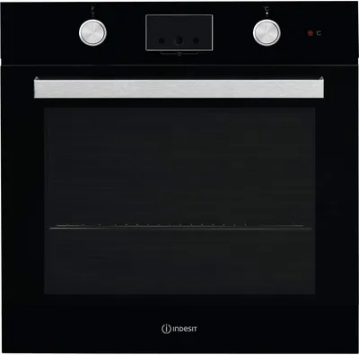 Indesit IFW 65Y0 J BL Ugradna rerna, 66l, Crna